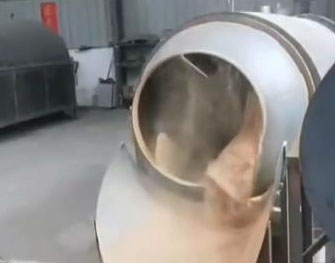 Working video of drum dryer